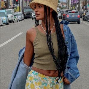 NEW NWT Spell & The Gypsy Tank Top Barefoot Rib Singlet